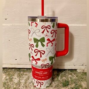 Bows 40oz Tumbler with Straw